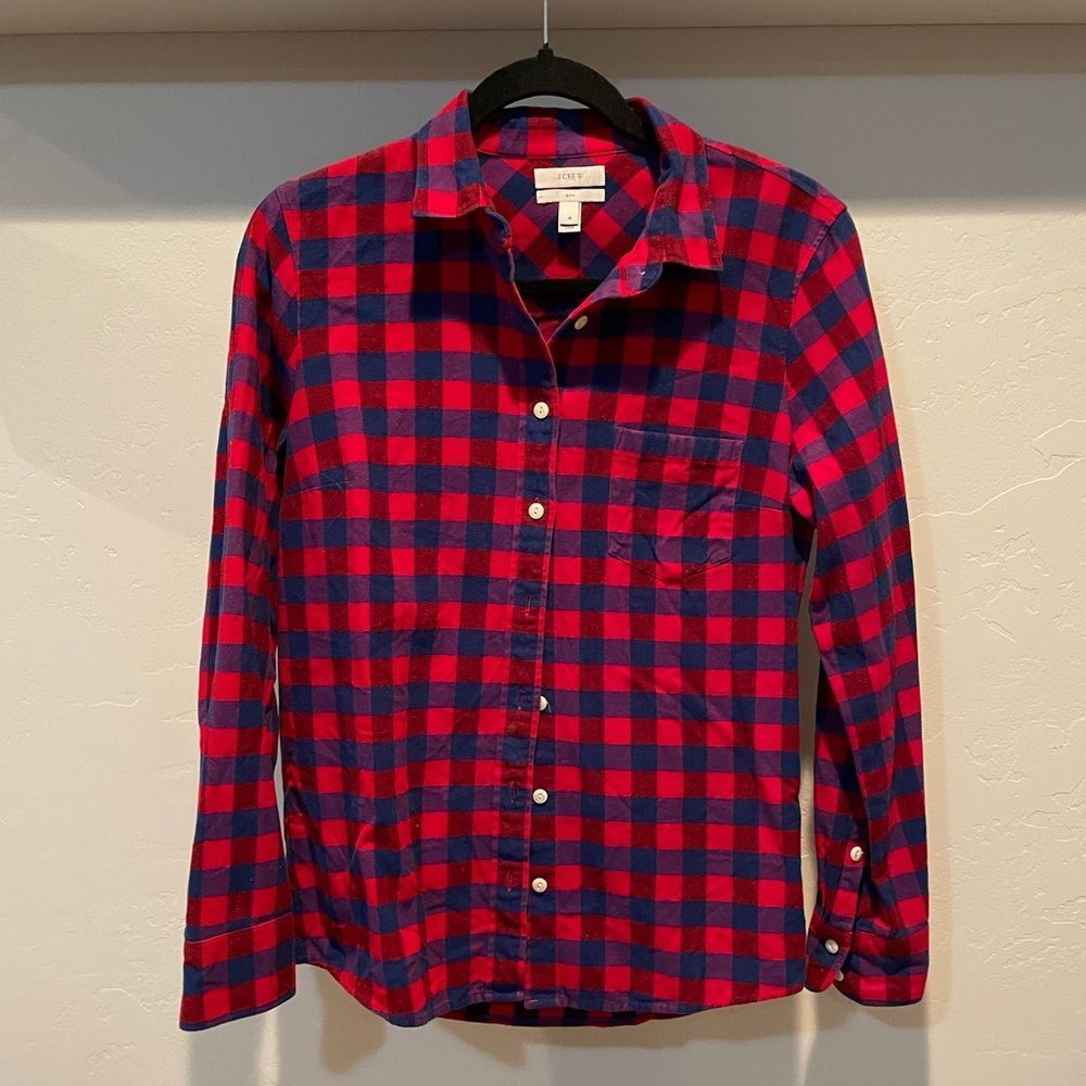 J. CREW BOY FIT WOMENS FLANNEL!